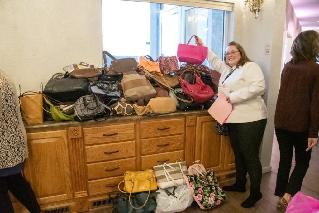 2020 Hope with Hoses and Handbags donation to Perseverance Foundation