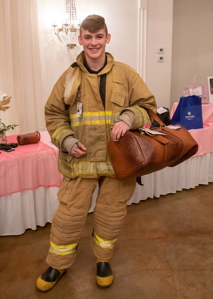 2020 Hope with Hoses and Handbags volunteer fire department auction model